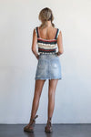 Mid Rise Mini Denim Skirt-Denim Mini Skirt-Insane Gene-Reef Love
