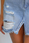 Mid Rise Mini Denim Skirt-Denim Mini Skirt-Insane Gene-Reef Love