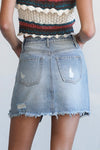 Mid Rise Mini Denim Skirt-Denim Mini Skirt-Insane Gene-Reef Love
