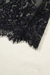 Midnight Muse Lace Overlay T-Shirt Maxi Dress-Reef Love