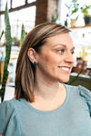 Shop Monstera Leaf Stud Earrings-Lightweight monstera leaf cut-out studs made from plant-based acrylic. Hypoallergenic & handmade in the USA—perfect gift for plant lovers for everyday wear.-available at Reef Love online boho-chic boutique