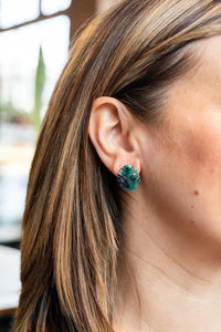 Shop Monstera Leaf Stud Earrings-Lightweight monstera leaf cut-out studs made from plant-based acrylic. Hypoallergenic & handmade in the USA—perfect gift for plant lovers for everyday wear.-available at Reef Love online boho-chic boutique
