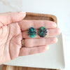 Shop Monstera Leaf Stud Earrings-Lightweight monstera leaf cut-out studs made from plant-based acrylic. Hypoallergenic & handmade in the USA—perfect gift for plant lovers for everyday wear.-available at Reef Love online boho-chic boutique