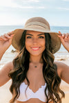 Multi-Stripe Bow Accent Bucket Sunhat-Reef Love