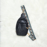 Mylah Crossbody Sling Vegan Leather Handbag