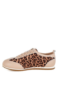 Women's Narati Leopard Print Leather Sneakers, Effortless Chic Style - by Reef Love Boutique