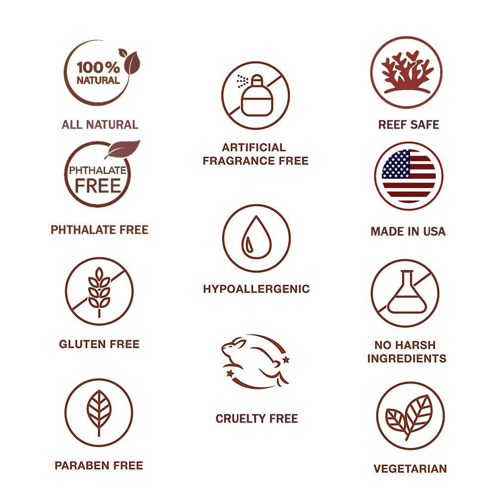 Natural Sunscreen Powder- Tinted Brush-On Mineral Sunblock SPF30- Boho Chic Styles by Reef Love