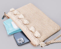 Naya Crochet Tassel Clutch-Reef Love