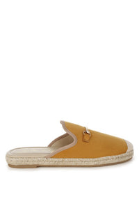 Nazaya Horse Bit Detail Espadrilles Mules-Reef Love