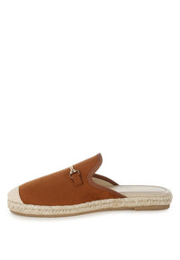 Nazaya Horse Bit Detail Espadrilles Mules-Reef Love