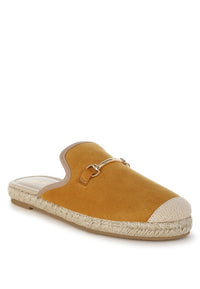 Nazaya Horse Bit Detail Espadrilles Mules-Reef Love