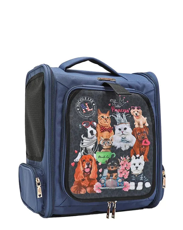 Nicole Lee USA Expandable Pet Carrier Backpack