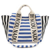 Nicole Lee USA Letter Striped Tote Bag