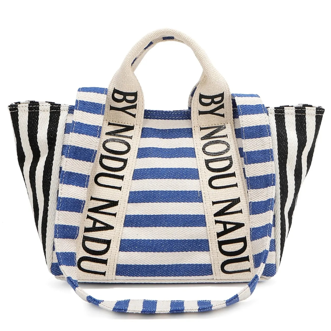 Nicole Lee USA Letter Striped Tote Bag