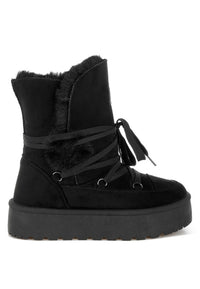 Noaya Chunky Faux Fur Snow Boots- Boho Chic Styles by Reef Love