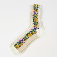 Noble Floral Beauty Socks- Boho Chic Styles by Reef Love