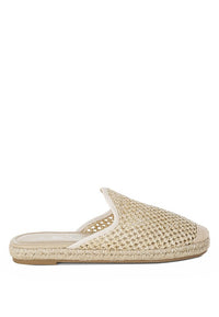 Nongai Raffia Espadrilles Mules-Reef Love