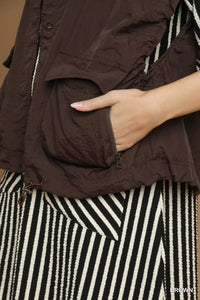 Nylon Vest with Pockets