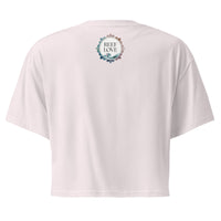 Ocean Scene Reef Love Women’s Graphic Crop Tee- Boho Chic Styles by Reef Love