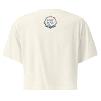 Ocean Scene Reef Love Women’s Graphic Crop Tee- Boho Chic Styles by Reef Love