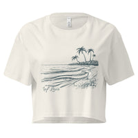 Ocean Scene Reef Love Women’s Graphic Crop Tee- Boho Chic Styles by Reef Love