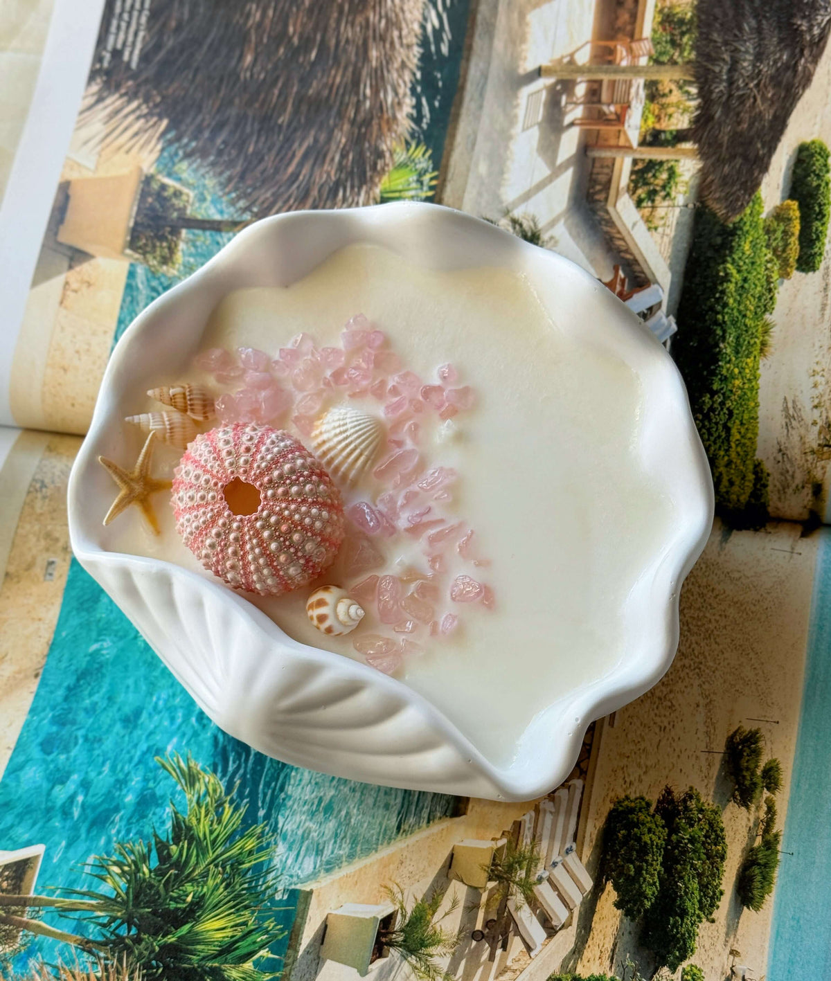 Ocean Whisper Seashell Scented Candle