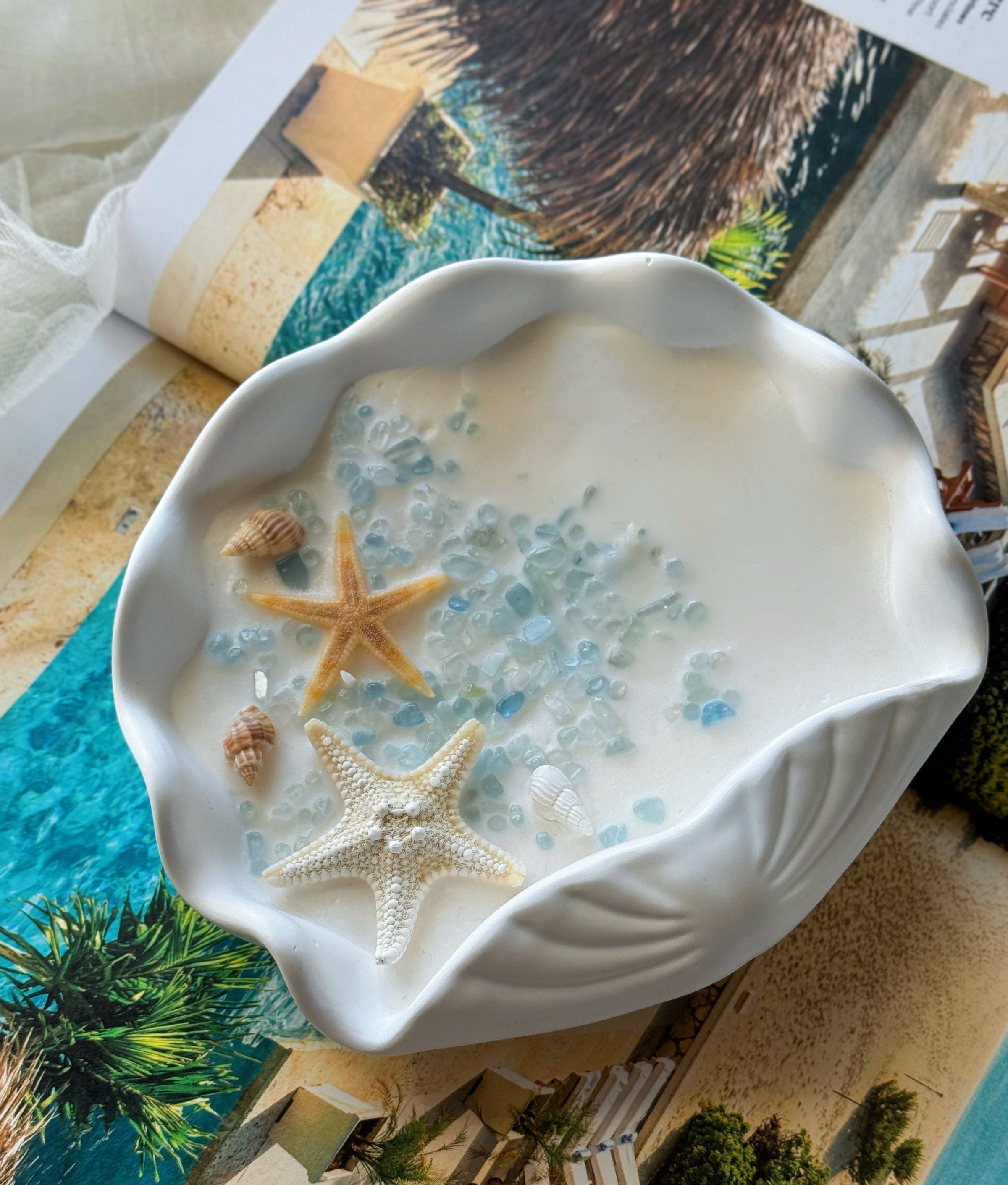 Ocean Whisper Seashell Scented Candle