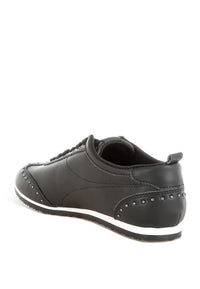 Odaya Studded Real Soft Leather Sneakers by Rag&Co