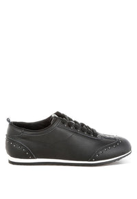 Odaya Studded Real Soft Leather Sneakers by Rag&Co