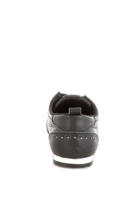 Odaya Studded Real Soft Leather Sneakers by Rag&Co
