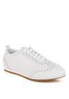 Odaya Studded Real Soft Leather Sneakers by Rag&Co