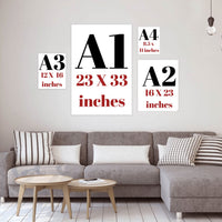 One Love Classic Bob Marley Wall Art Poster