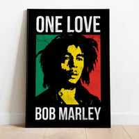 One Love Classic Bob Marley Wall Art Poster