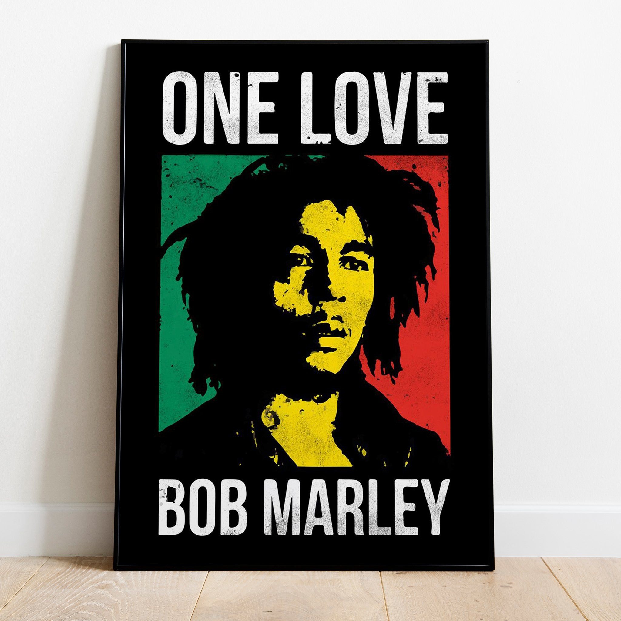 One Love Classic Bob Marley Wall Art Poster