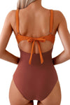 One Piece Cut-Out Color Block Swimsuit-One Piece Cut-Out Color Block Swimsuit - Modern and flattering. Featuring bold color block and stylish cut-outs, this swimsuit combines structure and flair. -Reef Love