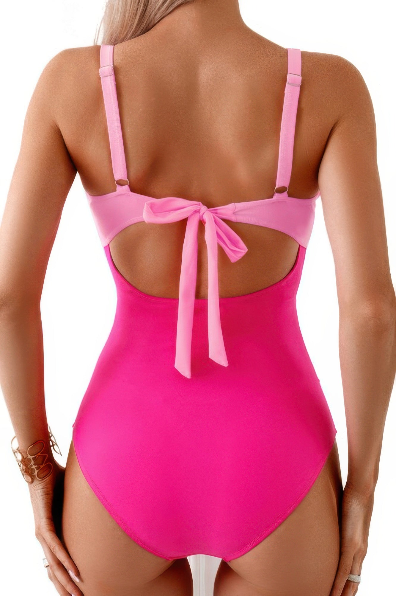 One Piece Cut-Out Color Block Swimsuit-One Piece Cut-Out Color Block Swimsuit - Modern and flattering. Featuring bold color block and stylish cut-outs, this swimsuit combines structure and flair. -Reef Love