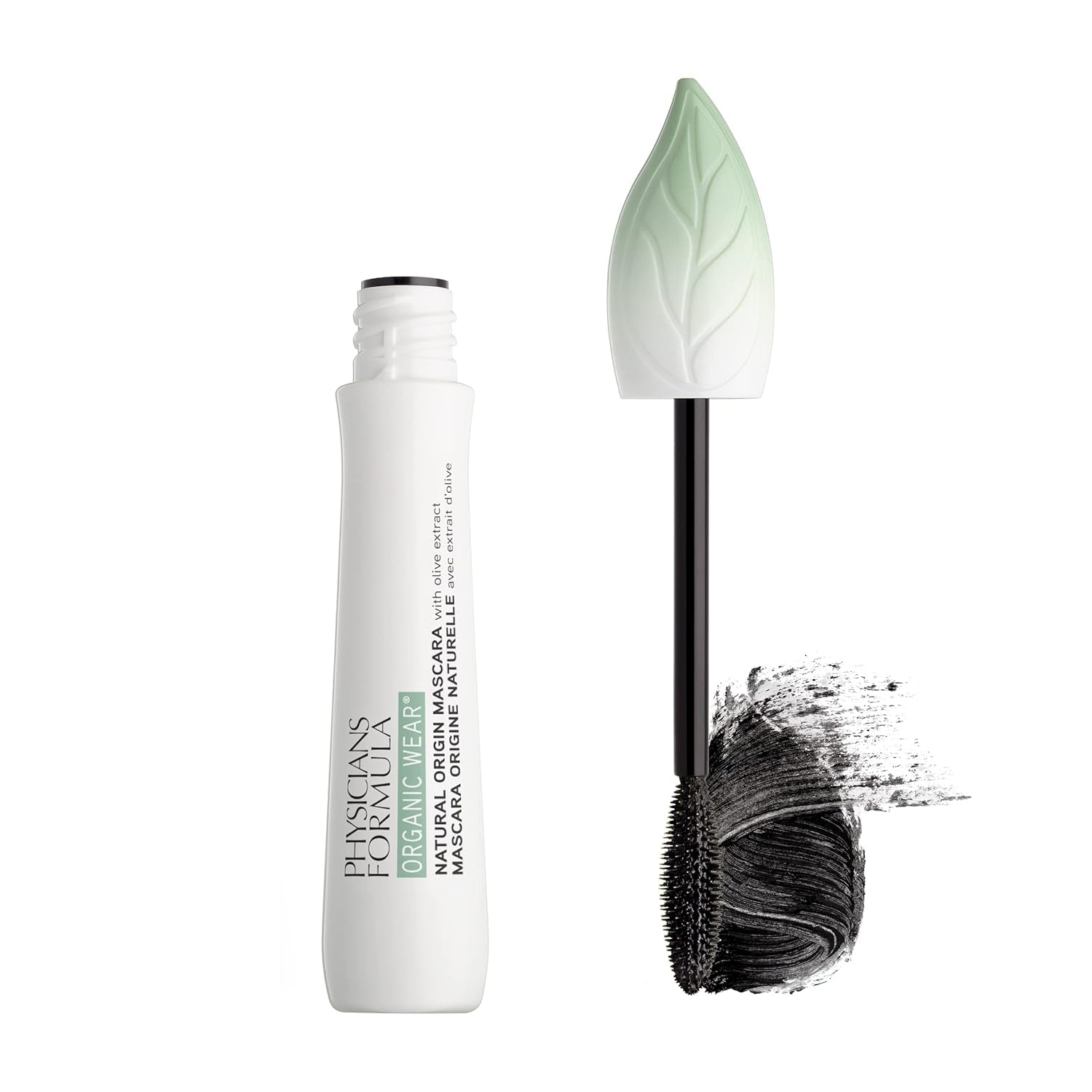 Organic Mascara Formula Organic Wear All Natural Origin Mascara,Organic Makeup,Black,Dermatologist Test