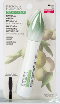 Organic Mascara Formula Organic Wear All Natural Origin Mascara,Organic Makeup,Black,Dermatologist Test