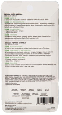 Organic Mascara Formula Organic Wear All Natural Origin Mascara,Organic Makeup,Black,Dermatologist Test