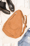 Oversized Canvas Sling Backpack-Oversized canvas sling backpack with adjustable strap and zip pockets. Lightweight, casual, and perfect for everyday or carrying travel essentials.-Reef Love