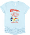 Oyster Lovers Club Boutique Top Graphic Tee-Join the Oyster Lovers Club with this retro-inspired tee! Super soft cotton, unisex fit, and coastal charm in every color. Perfect for seafood lovers.-Reef Love