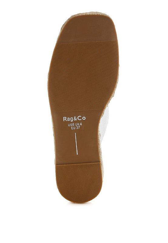 Shop Palala Genuine Soft Leather Square Toe Espadrille Sandals-Slip into effortless summer style with our Palala Genuine Soft Leather Espadrilles – featuring a square toe, cushioned insole, and chic 1-inch flatform heel.-available at Reef Love online boho-chic boutique