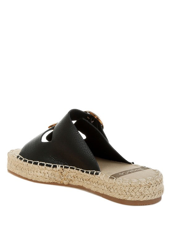 Shop Palala Genuine Soft Leather Square Toe Espadrille Sandals-Slip into effortless summer style with our Palala Genuine Soft Leather Espadrilles – featuring a square toe, cushioned insole, and chic 1-inch flatform heel.-available at Reef Love online boho-chic boutique