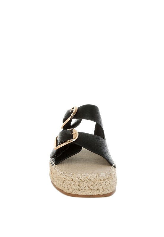 Shop Palala Genuine Soft Leather Square Toe Espadrille Sandals-Slip into effortless summer style with our Palala Genuine Soft Leather Espadrilles – featuring a square toe, cushioned insole, and chic 1-inch flatform heel.-available at Reef Love online boho-chic boutique