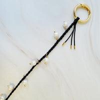 Pearls Down Handbag Charm