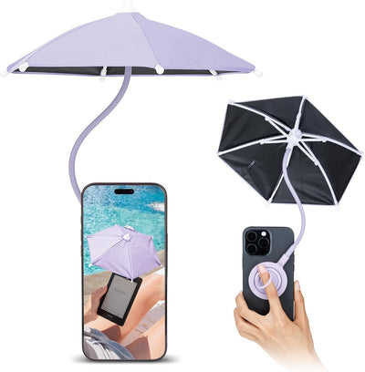 Phone Umbrella for Sun, Magnetic Cellphone Sunshade Umbrella-Magnetic Cellphone Umbrella-Reef Love