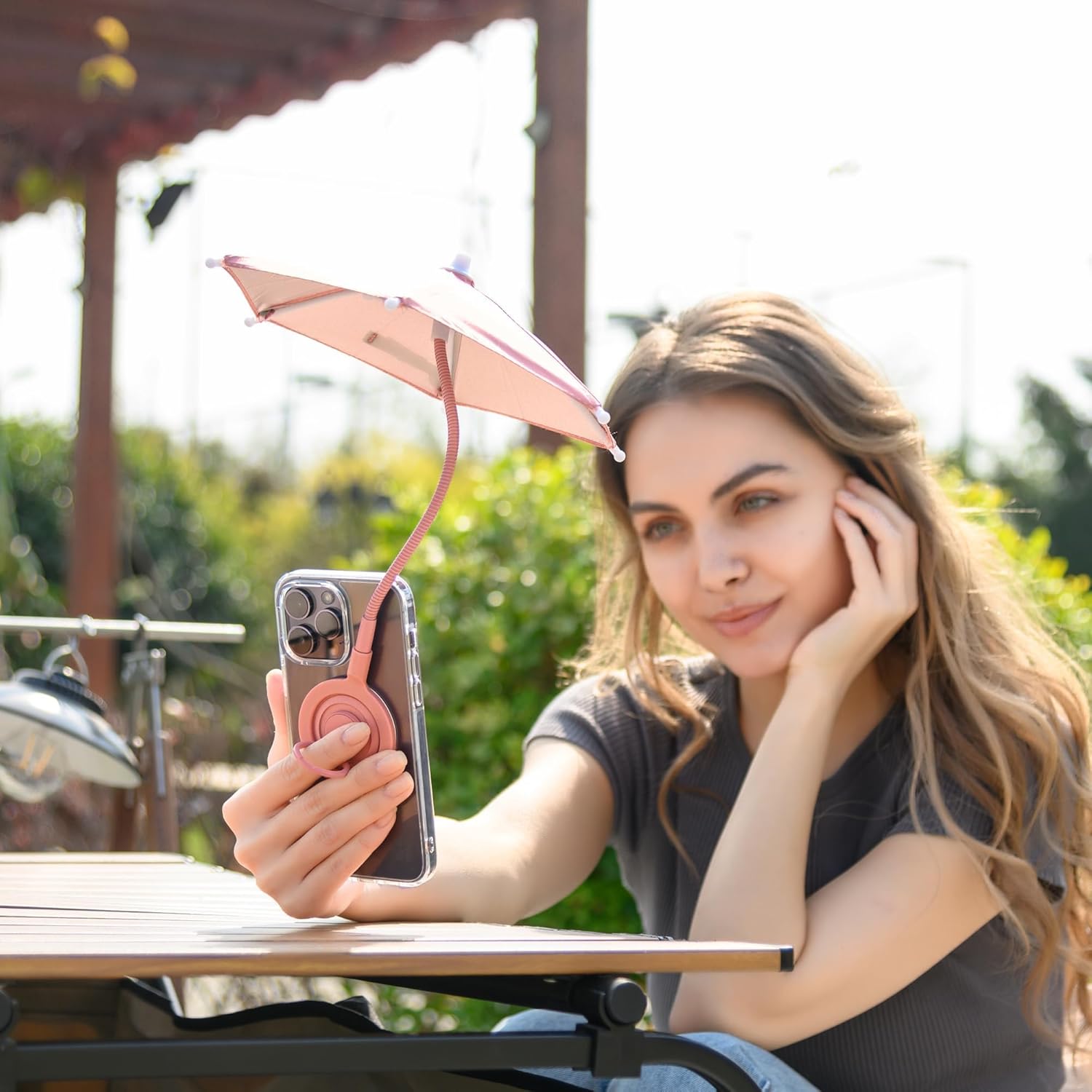 Phone Umbrella for Sun, Magnetic Cellphone Sunshade Umbrella-Magnetic Cellphone Umbrella-Reef Love