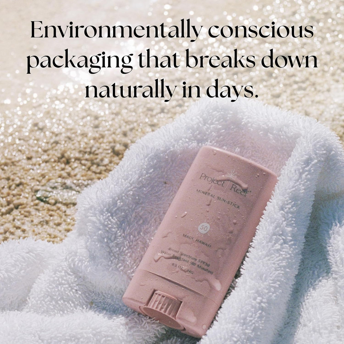 Project Reef After Sun Cooling Lotion + SPF 50 Sunscreen Stick Travel Size Bundle – Reef Safe, Vegan, Ocean-Friendly