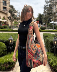 Kathmandu Collection Quilted Patchwork Hobo Bag-Hobo Bag-Reef Love