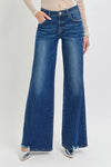 RISEN Full Size Mid Rise Wide Jeans Plus Size-Reef Love